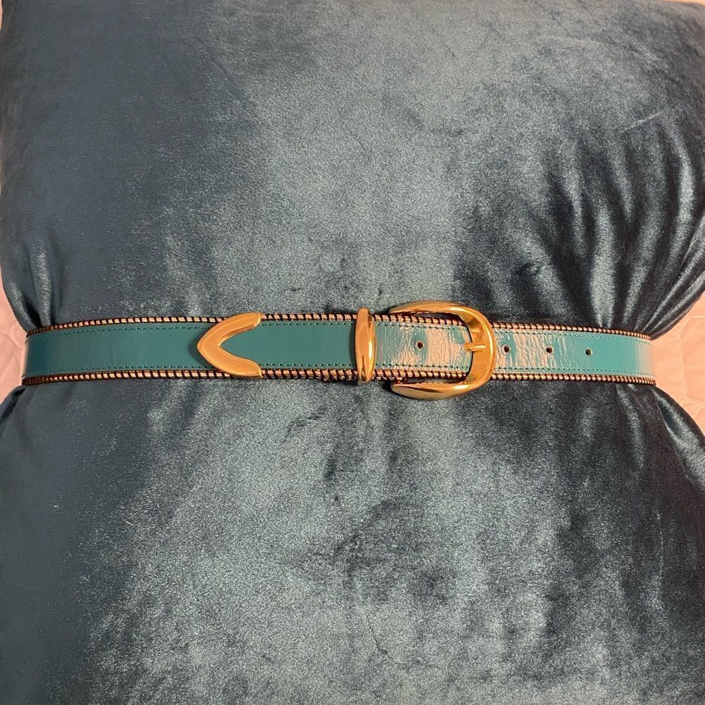 Pellateri genuine leather belt, L 38 inch , made in Italy 🇮🇹